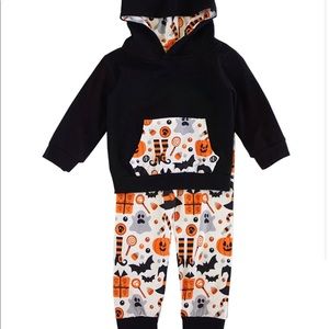 Infant Halloween hoodie outfit